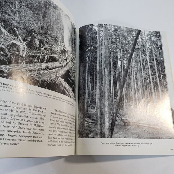 1984 This Was Logging Illustrated PB Book Ralph Andrews Historical Photographs - Picture 9 of 10